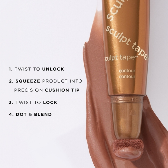 TARTE SCULPT TAPE LIQUID BRONZING WAND IN COOL BRONZE - Picture 6 of 12